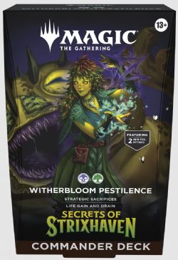 CARTES MAGIC OF THE GATHERING - MTG SECRETS OF STRIXHAVEN COMMANDER - WITHERBLOOM PESTILENCE